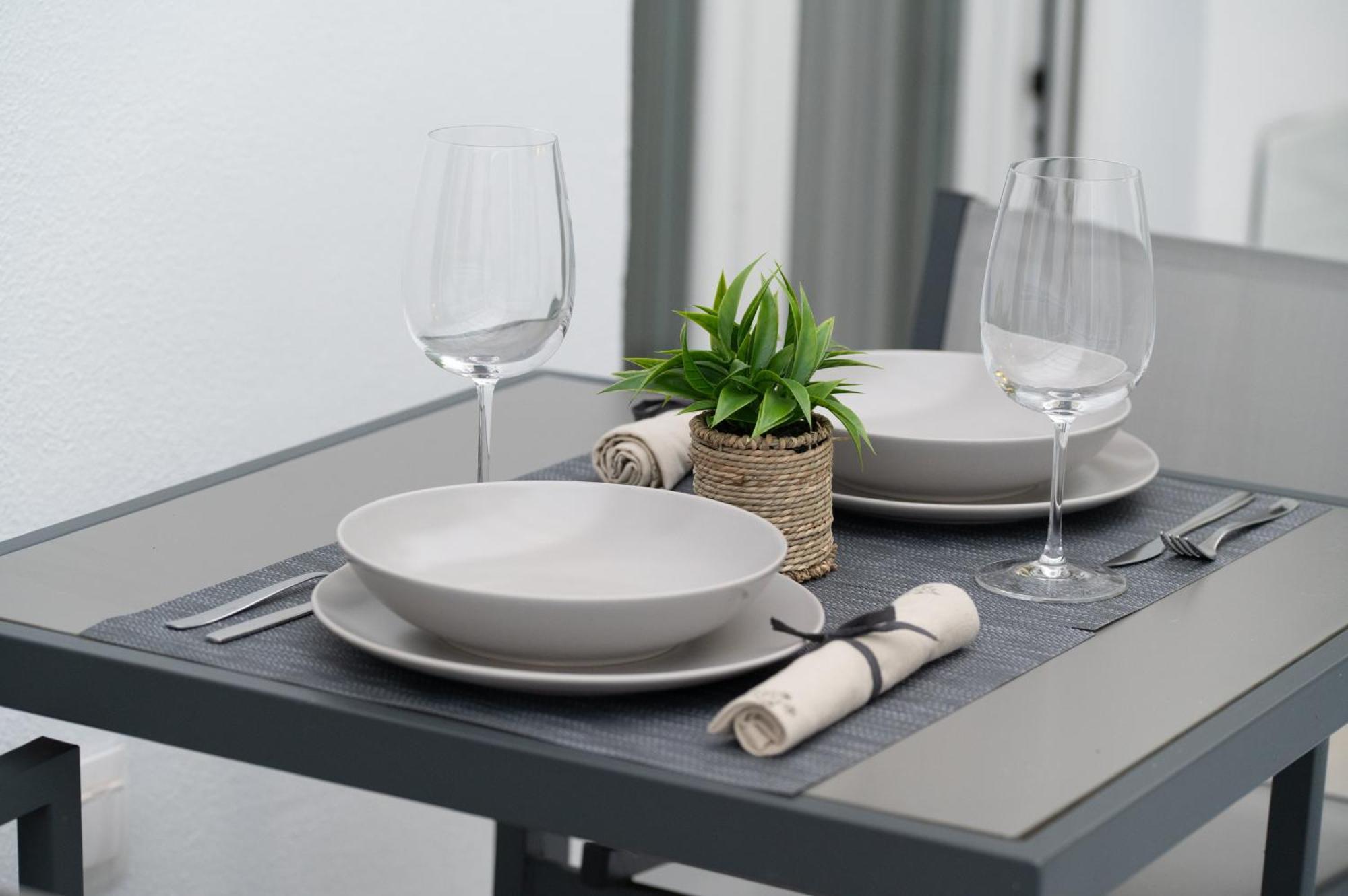 Honey Oak & Cream Patio By Nest Apartment Tesalonika Ruang foto